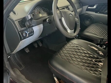 2012 Lada (ВАЗ) Priora I, пурпурный, 315000 рублей, вид 5