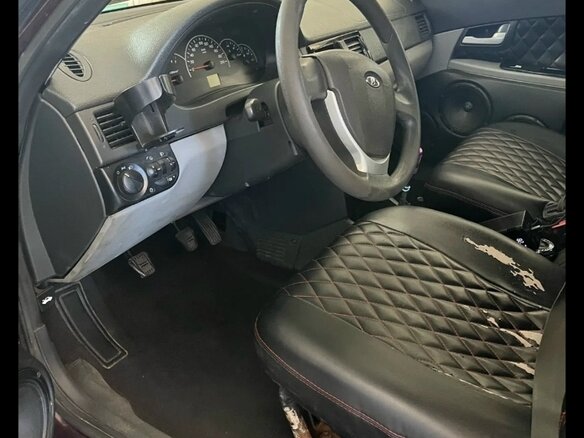 2012 Lada (ВАЗ) Priora I, пурпурный, 315000 рублей - вид 4