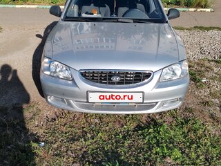 2005 Hyundai Accent ТагАЗ II, серебристый, 1000000 рублей, вид 1