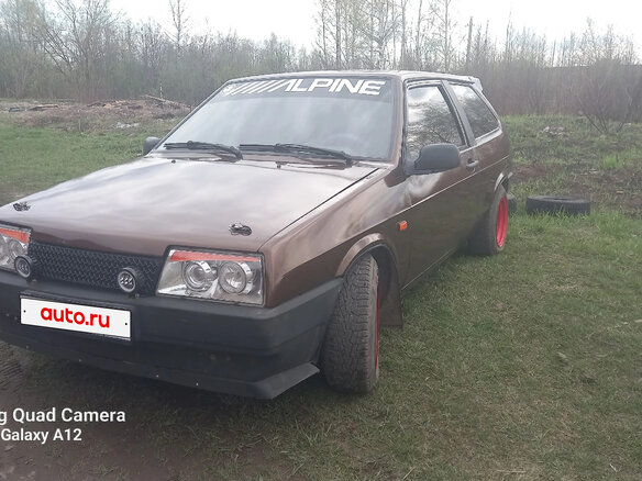 1993 Lada (ВАЗ) 2108, серый - вид 2