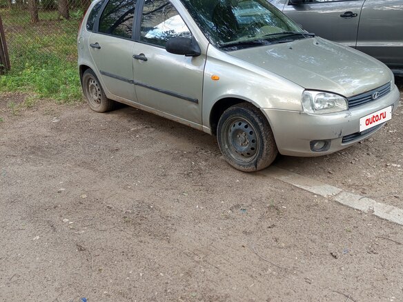 2008 Lada (ВАЗ) Kalina I, бежевый, 220000 рублей - вид 1