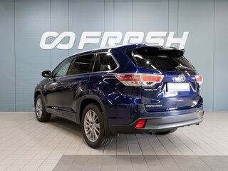 2014 Toyota Highlander III (XU50), синий, 2880000 рублей, вид 2