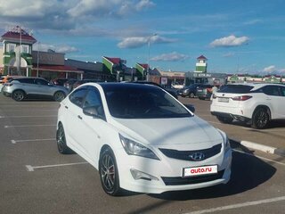2016 Hyundai Solaris I Рестайлинг, белый, 480000 рублей, вид 3