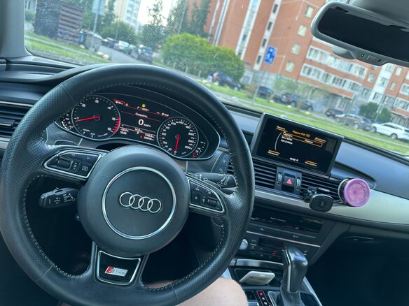 2018 Audi A6 IV (C7) Рестайлинг, серый, 2550000 рублей - вид 14