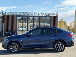 2022 BMW X4 20i II (G02) Рестайлинг, синий, 6200000 рублей, вид 4