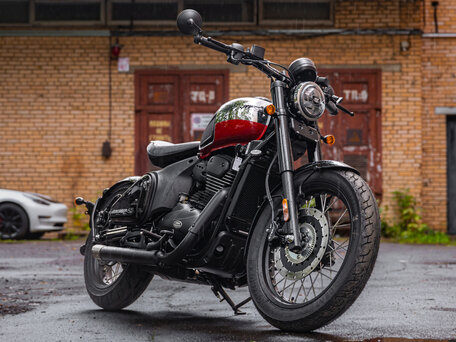 2024 Jawa 350 CL Bobber, красный, 604800 рублей, вид 3