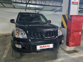 2008 Toyota Land Cruiser Prado 5-speed 120 Series Рестайлинг, чёрный, 2850000 рублей, вид 2