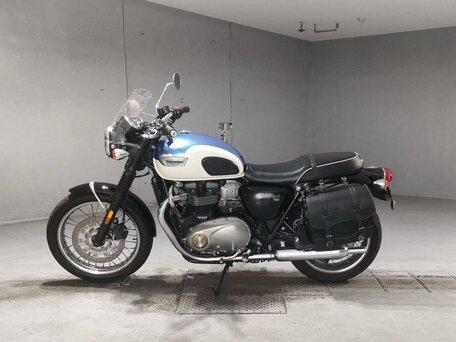 2016 Triumph Bonneville T100, белый, 765000 рублей, вид 2