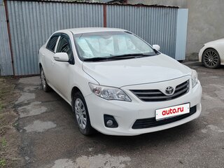 2012 Toyota Corolla X (E140, E150) Рестайлинг, белый, 1450000 рублей, вид 3