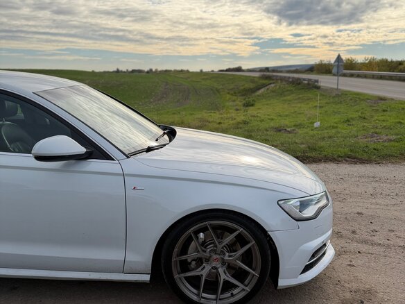 2014 Audi A6 IV (C7), белый - вид 1