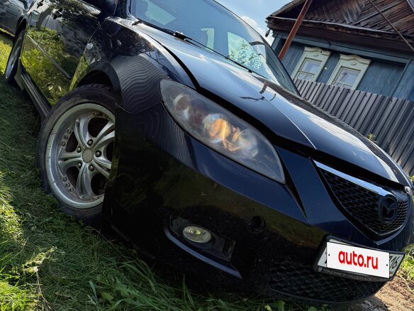 2007 Mazda 3 I (BK) Рестайлинг, чёрный, 380000 рублей - вид 5