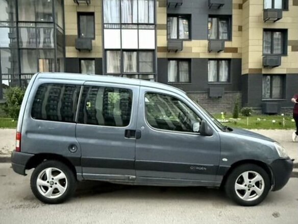 2007 Citroen Berlingo I Рестайлинг, серый - вид 4