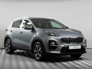 2019 Kia Sportage IV Рестайлинг, серебристый, 1624000 рублей, вид 3