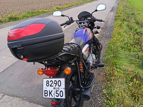 2025 Bajaj Boxer BM 150X, синий, 120000 рублей, вид 5