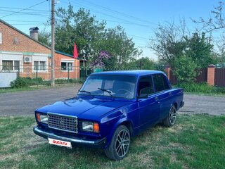 2002 Lada (ВАЗ) 2107, синий, 130000 рублей, вид 1