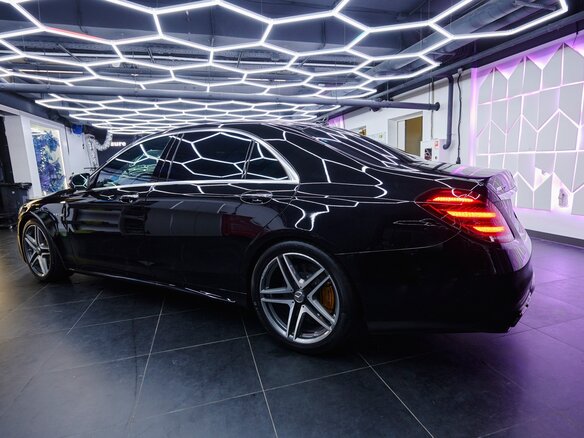 2018 Mercedes-Benz S-Класс AMG 63 AMG Long III (W222, C217) Рестайлинг, чёрный - вид 10