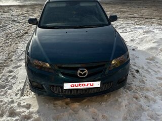 2006 Mazda 6 I (GG) Рестайлинг, синий, 520000 рублей, вид 1