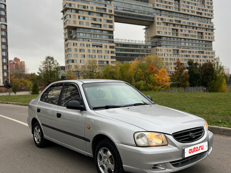 2007 Hyundai Accent ТагАЗ II, серебристый, 265000 рублей, вид 2