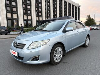 2008 Toyota Corolla X (E140, E150), голубой, 799000 рублей, вид 1