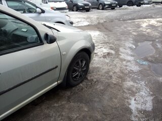 2009 Renault Logan I, серый, 495000 рублей, вид 2