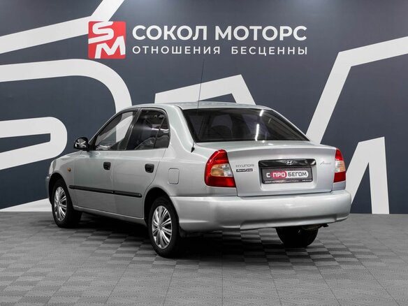 2008 Hyundai Accent ТагАЗ II, серебристый, 409900 рублей - вид 3