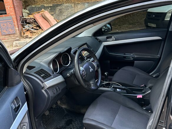 2008 Mitsubishi Lancer X, чёрный - вид 5