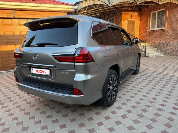 2019 Lexus LX 450d III Рестайлинг 2, серый - вид 4