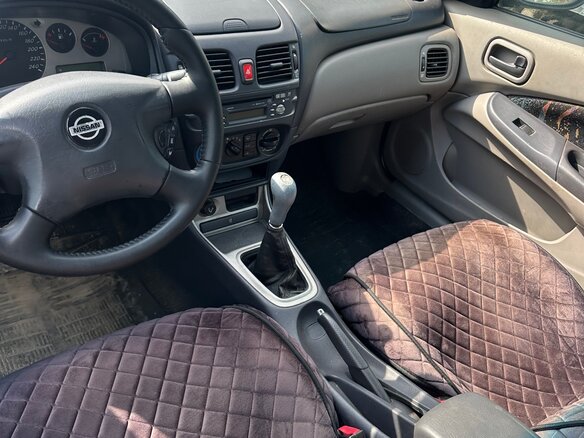 2002 Nissan Almera II (N16), синий, 395000 рублей - вид 11