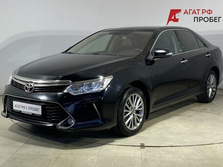 2016 Toyota Camry VII (XV50) Рестайлинг, чёрный, 2170000 рублей, вид 1