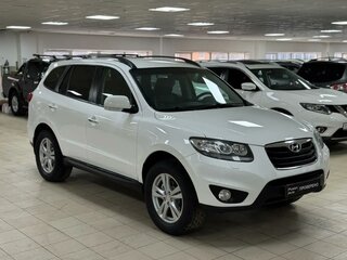 2011 Hyundai Santa Fe II Рестайлинг, белый, 999000 рублей, вид 4