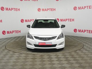 2016 Hyundai Solaris I Рестайлинг, белый, 814000 рублей, вид 2