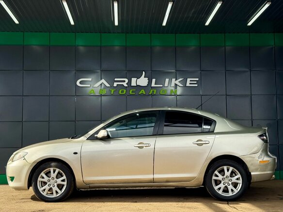 2007 Mazda 3 I (BK) Рестайлинг, бежевый, 369000 рублей - вид 3