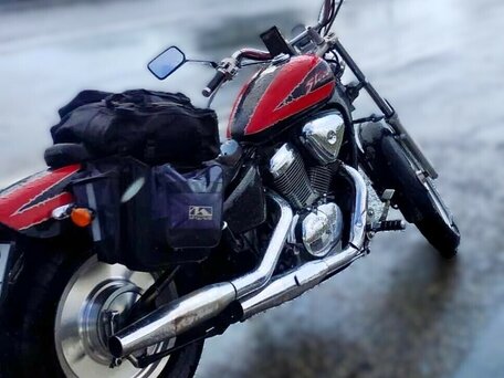 1997 Honda Steed 400, чёрный, 270000 рублей, вид 2