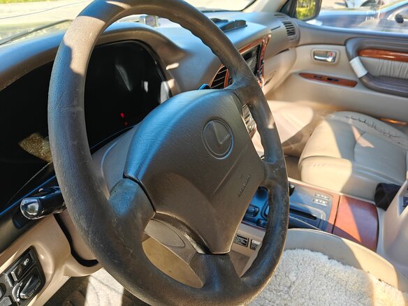 1998 Lexus LX 470 II, серый, 900000 рублей - вид 23