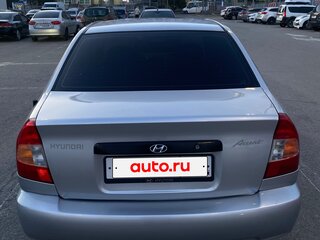 2006 Hyundai Accent ТагАЗ II, серебристый, 375000 рублей, вид 2