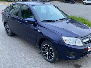 2015 Lada (ВАЗ) Granta I, синий, 590000 рублей, вид 2
