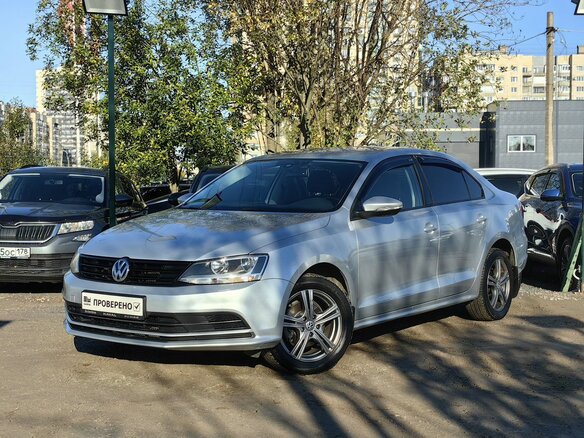 2015 Volkswagen Jetta VI, серебристый, 999000 рублей