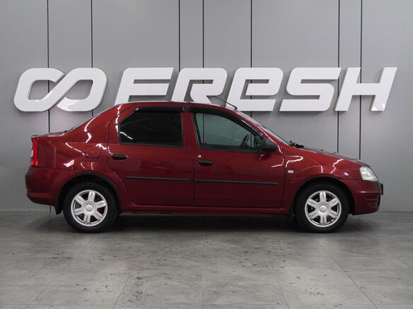 2010 Renault Logan I Рестайлинг, красный, 499000 рублей - вид 4
