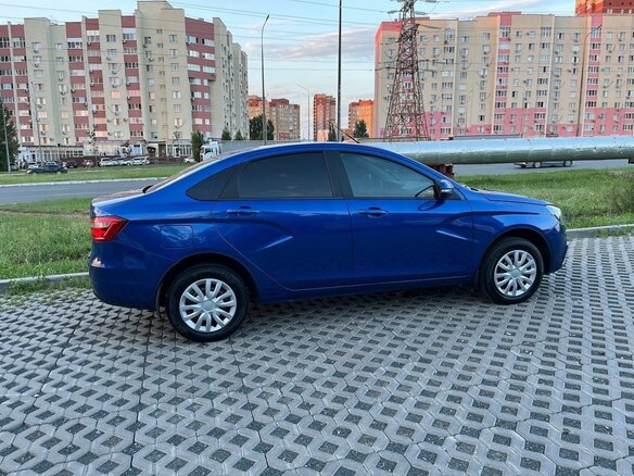 2021 Lada (ВАЗ) Vesta I, синий - вид 3