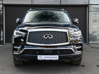 2019 Infiniti QX80 I Рестайлинг 2, чёрный, 5690000 рублей, вид 2