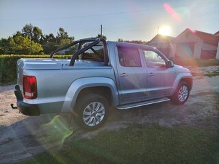 2013 Volkswagen Amarok Double Cab full-time I, серебристый, 2200000 рублей, вид 4