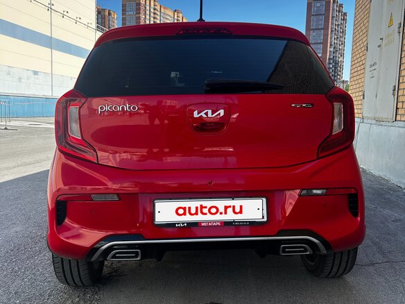 2022 Kia Picanto III Рестайлинг, красный, 1670000 рублей - вид 10