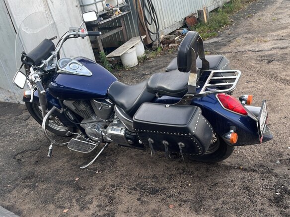 2003 Honda VTX 1300, синий, 650000 рублей - вид 3