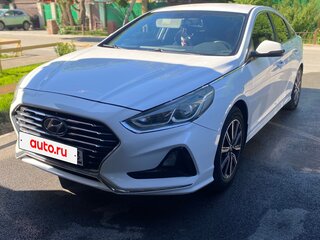 2018 Hyundai Sonata VII (LF) Рестайлинг, белый, 1150000 рублей, вид 5