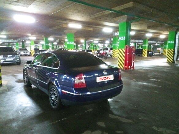 2002 Volkswagen Passat B5 Рестайлинг, синий, 380000 рублей - вид 11