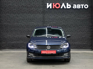 2017 Volkswagen Polo V Рестайлинг, синий, 1350000 рублей, вид 2