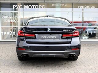 2021 BMW 5 серии 530d xDrive VII (G30/G31/G38) Рестайлинг, чёрный, 5500000 рублей, вид 4