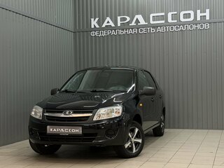 2013 Lada (ВАЗ) Granta I, чёрный, 448000 рублей, вид 1