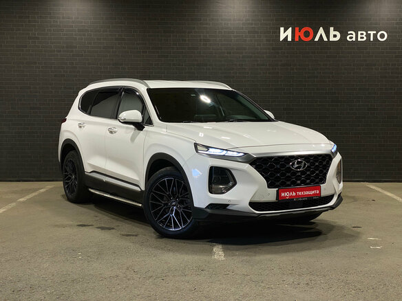 2019 Hyundai Santa Fe IV, белый, 3230000 рублей - вид 2