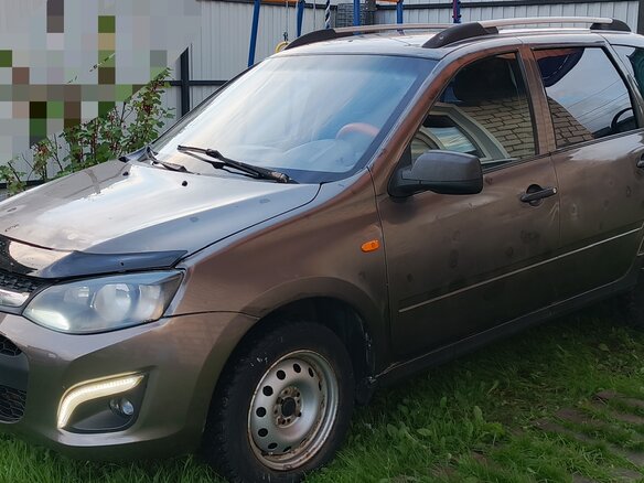 2015 Lada (ВАЗ) Kalina II, коричневый, 380000 рублей